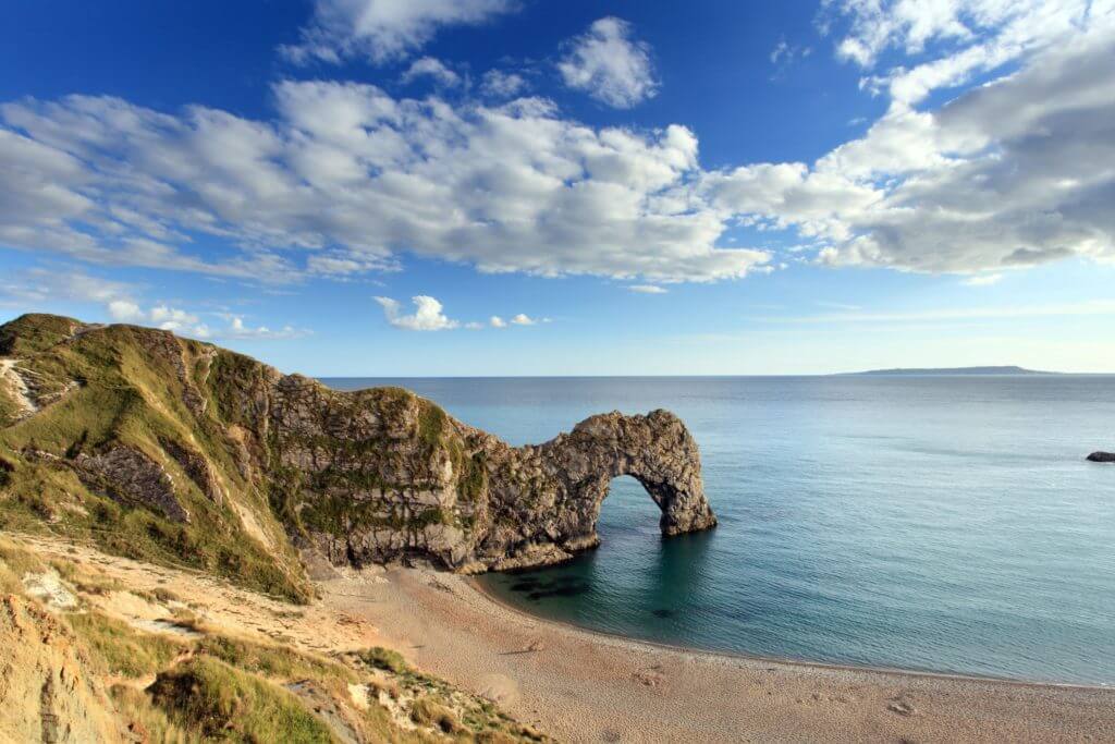 Beach in Dorset, England