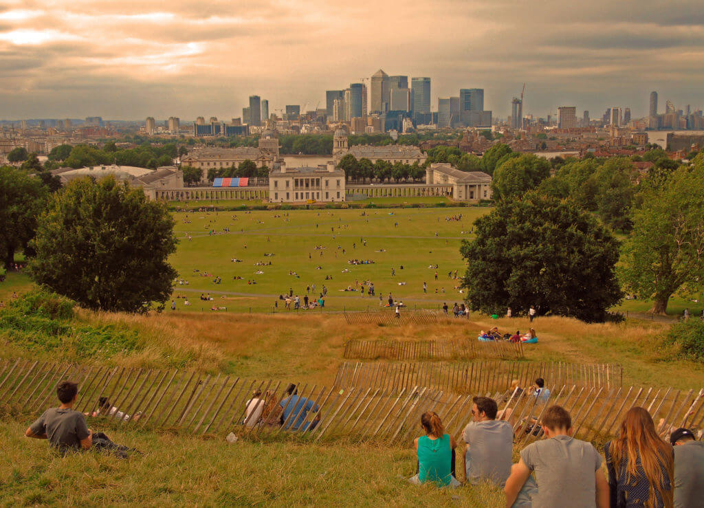 View over London