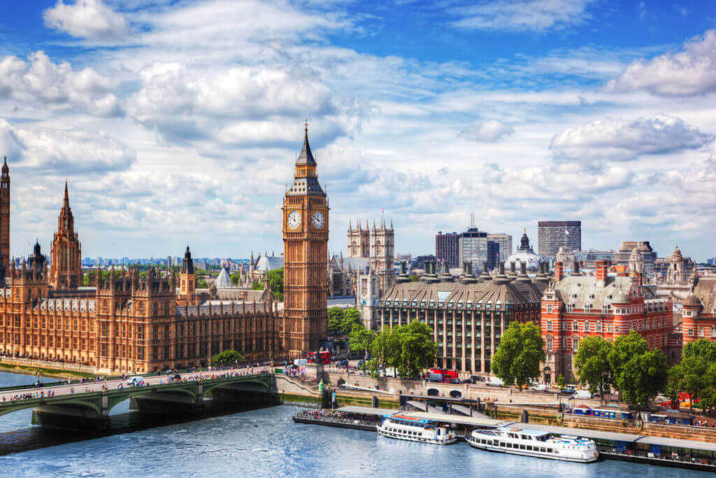 View over Westminster