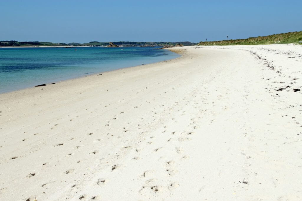 white sand beaches in england