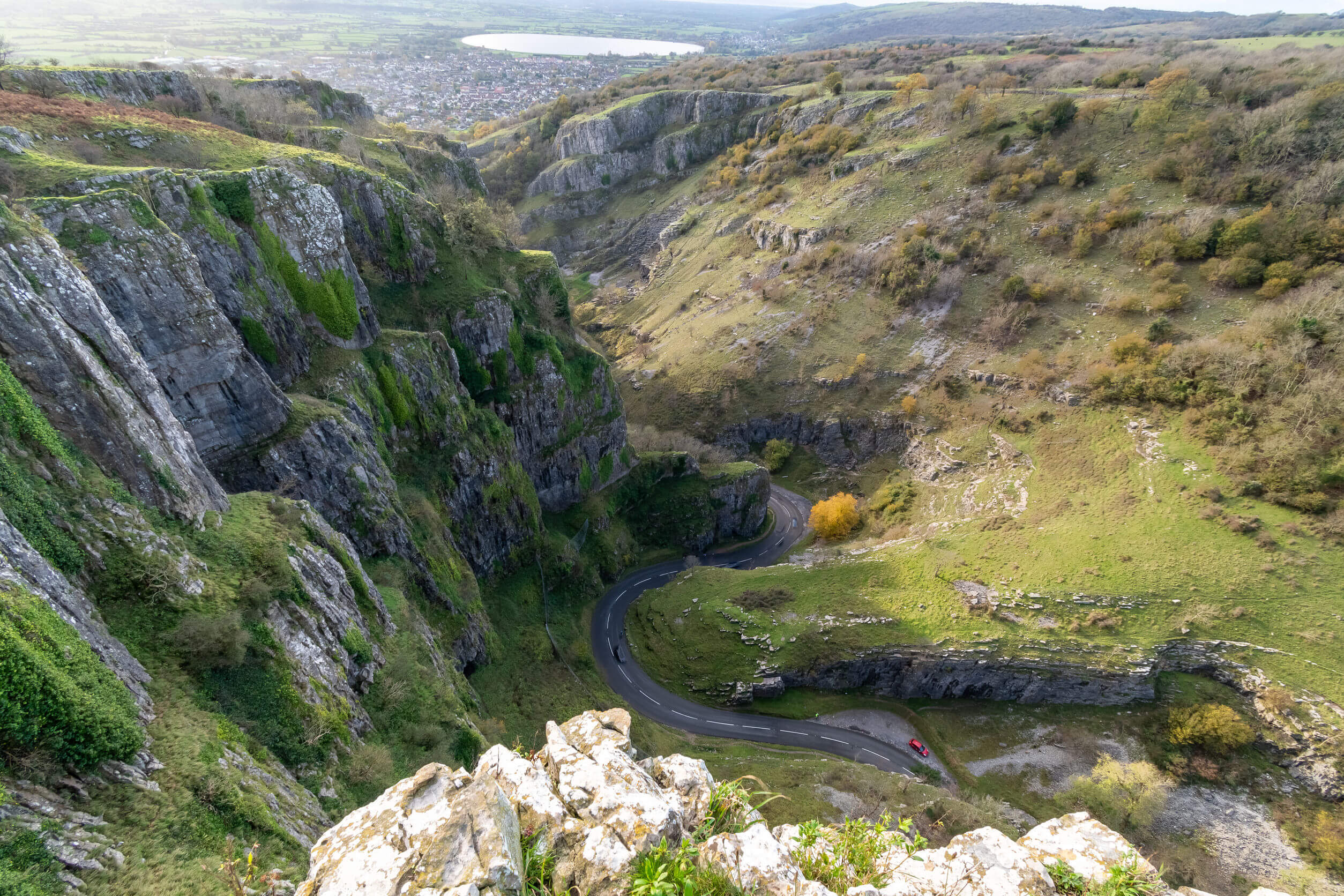 driving cheddar gorge