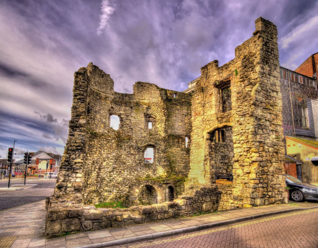 Ancient ruins in Southampton - Hampshire, England