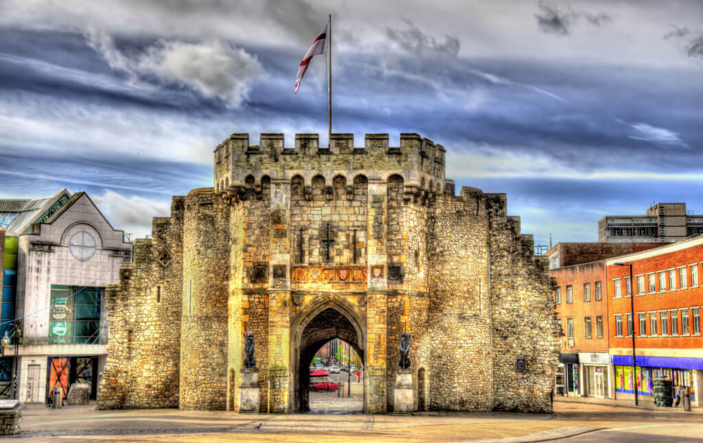 The Bargate, a medieval gatehouse in Southampton, England