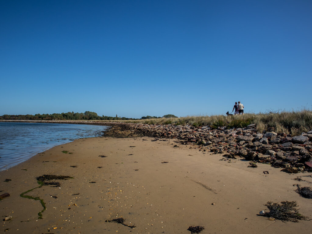 Walking round Thorney Island 