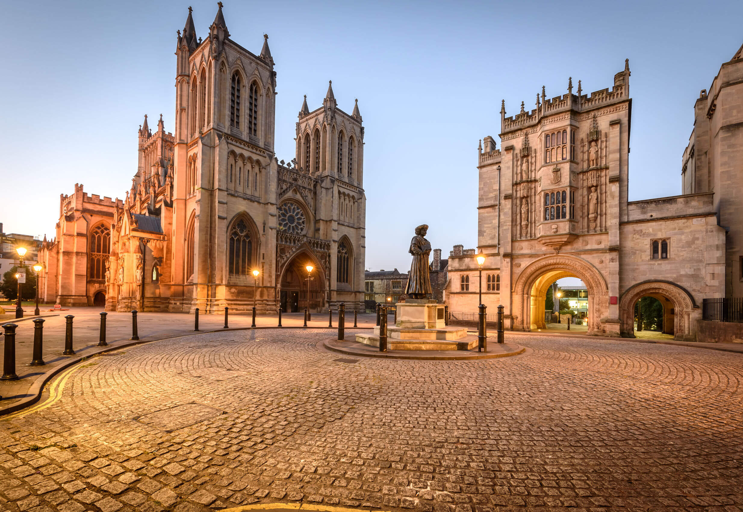 Bristol cathedral and central library are two of the famous building in Bristol, UK.