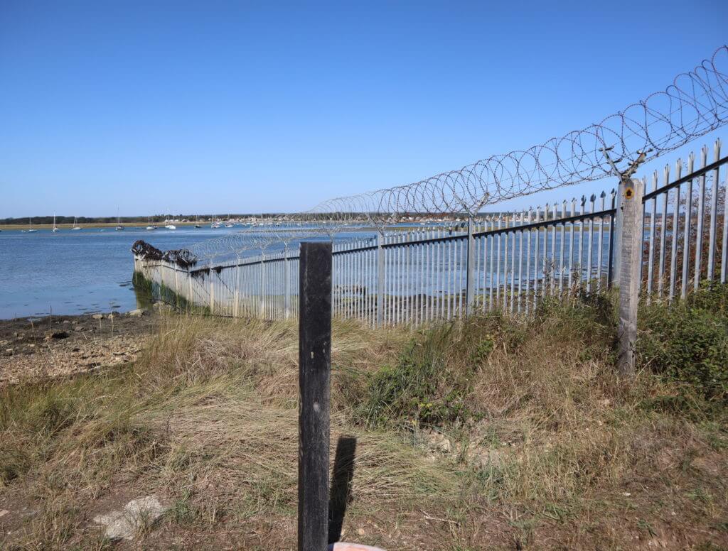 Gates on the Thorney Island Walk