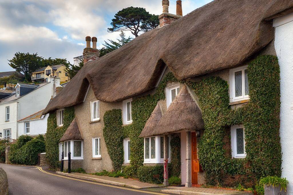 thatched house