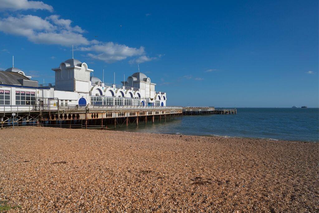 Beaches in South England 