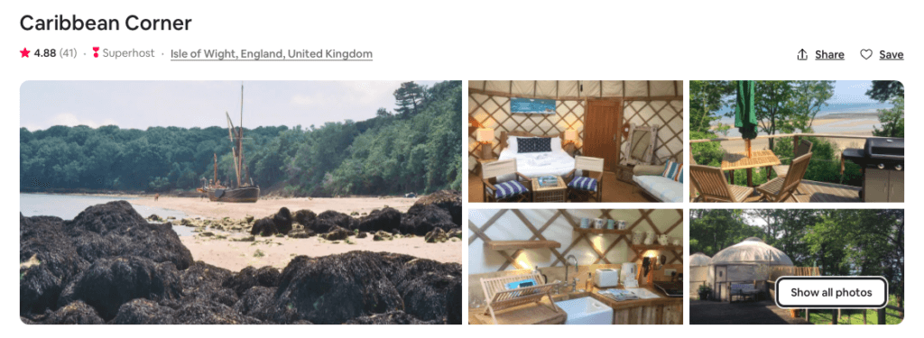 glamping isle of wight