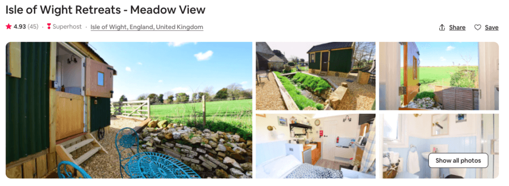airbnbs on isle of wight