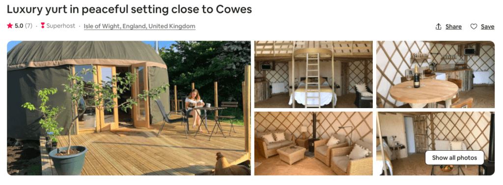 glamping isle of wight