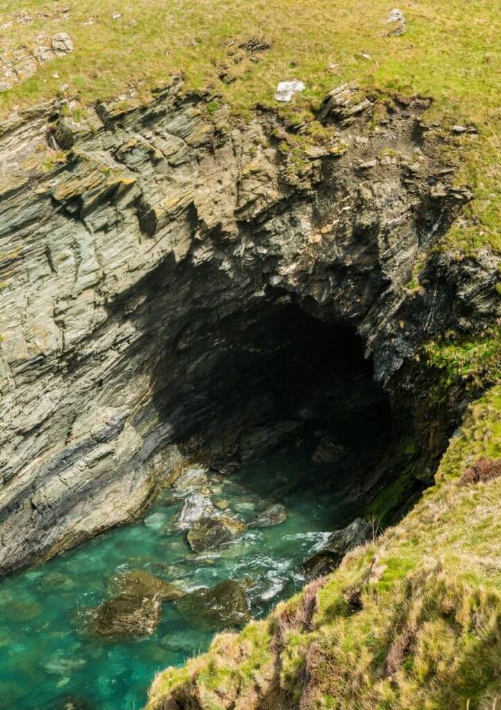 cool coastline of cornwall