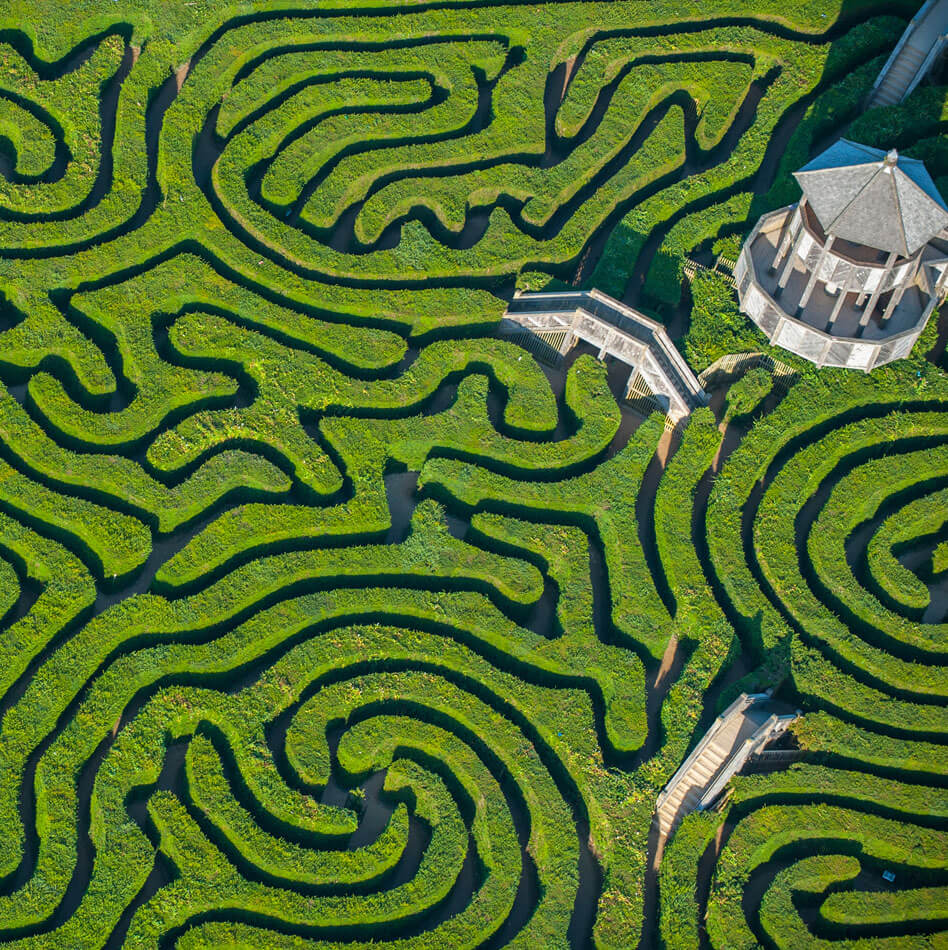 Cool maze in england