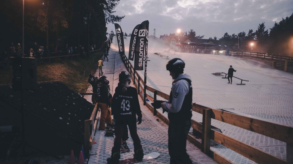 Ski slopes in England 