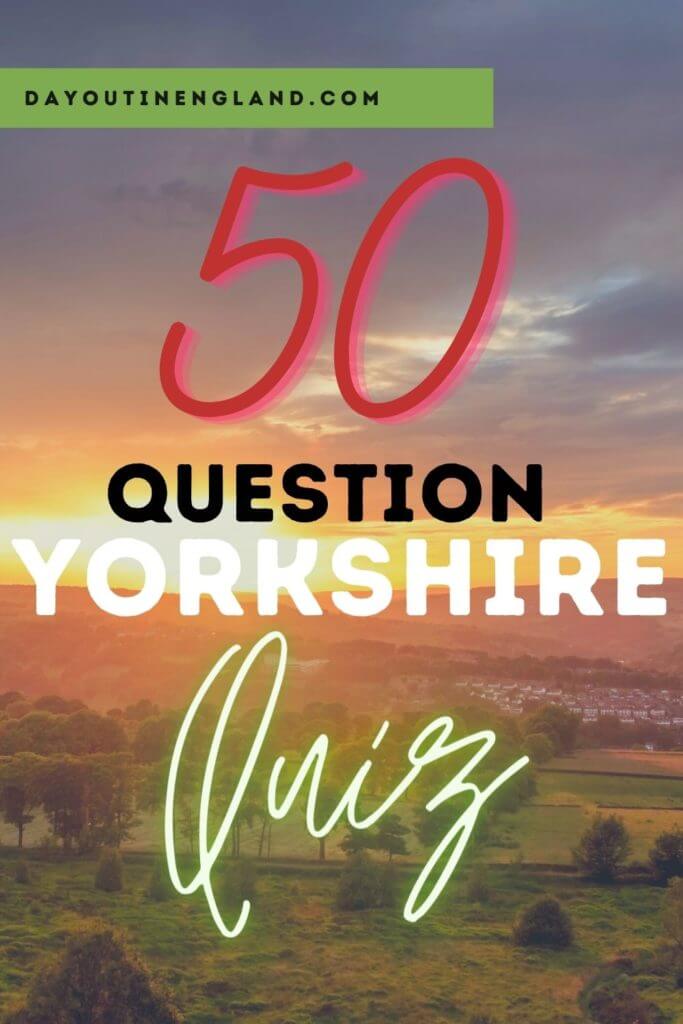 Questions about Yorkshire