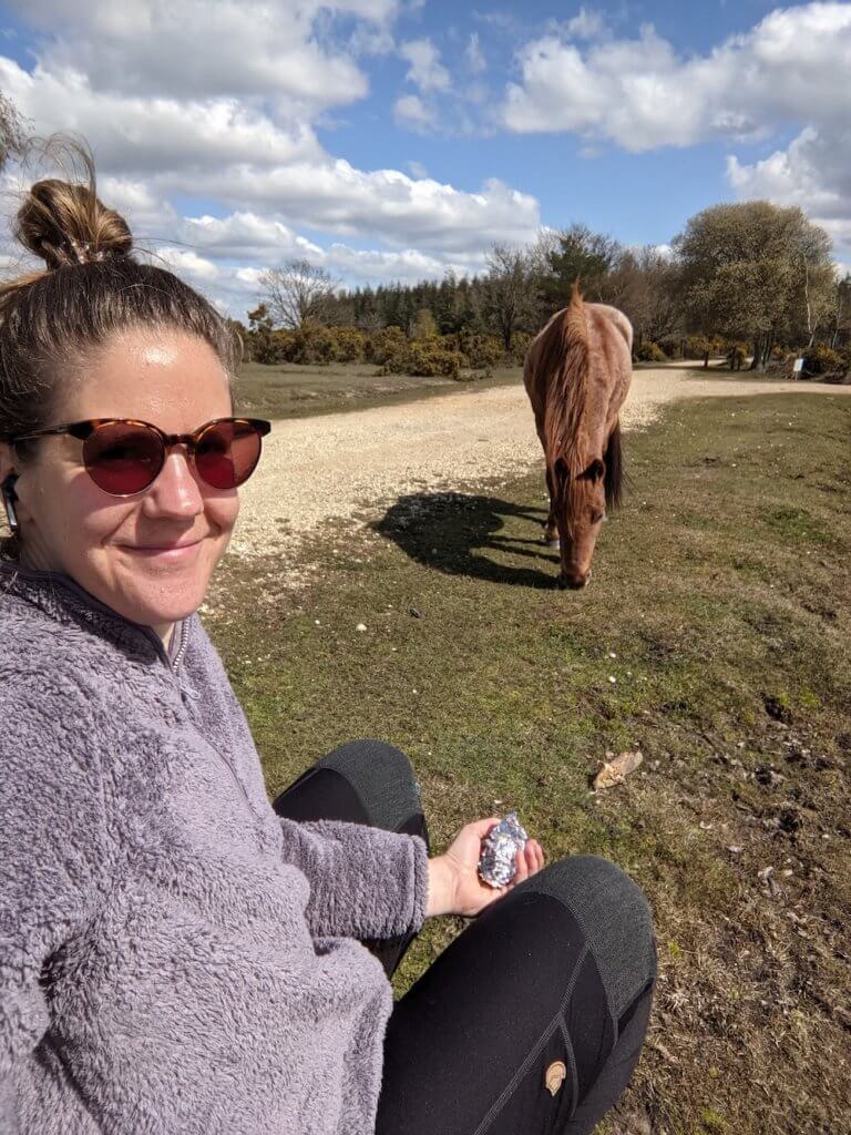 lunch with a pony