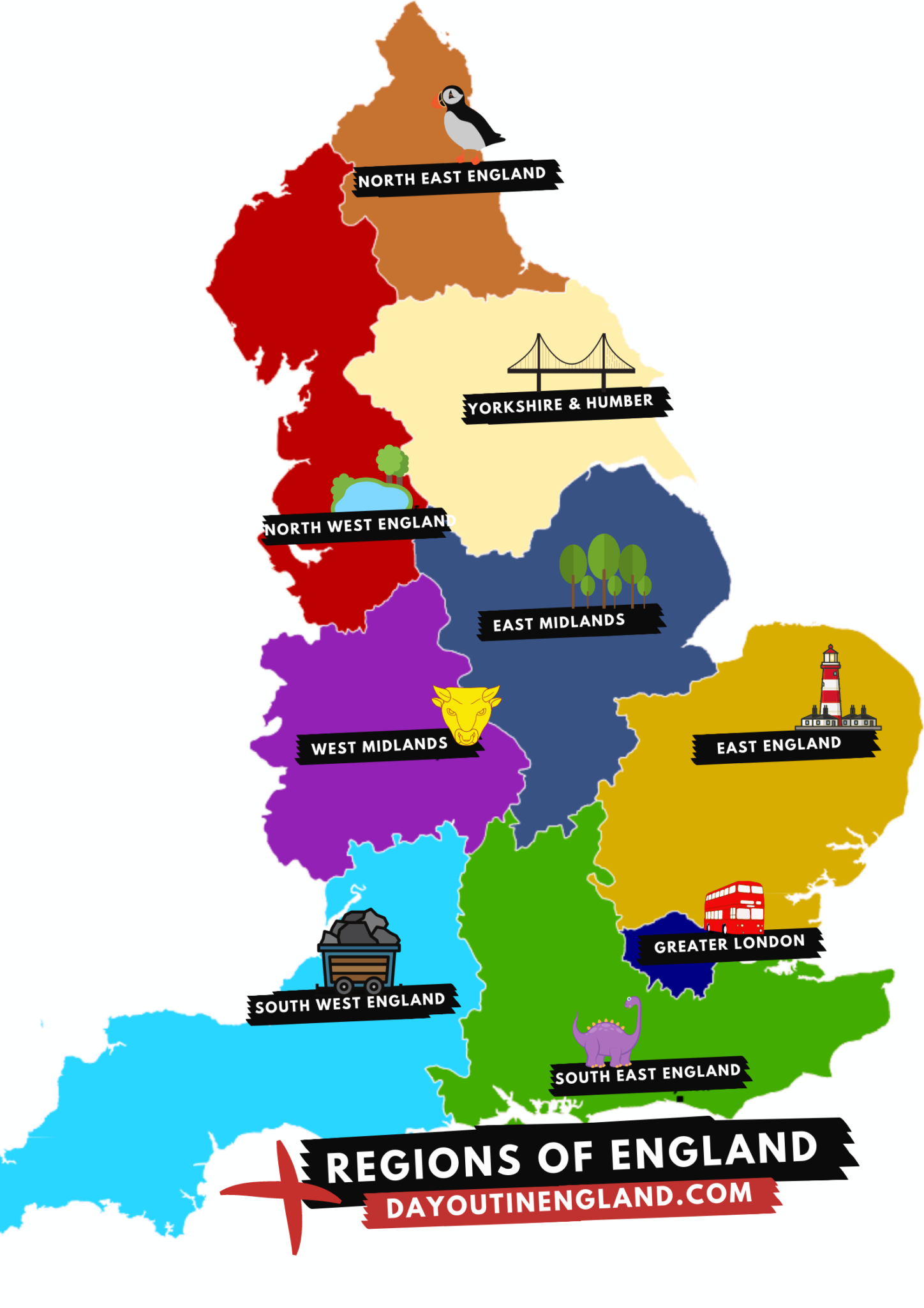 9 Beautiful Regions in England (Maps + Where to Go) | Day Out in England