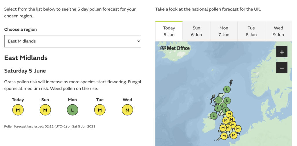 Hayfever England 