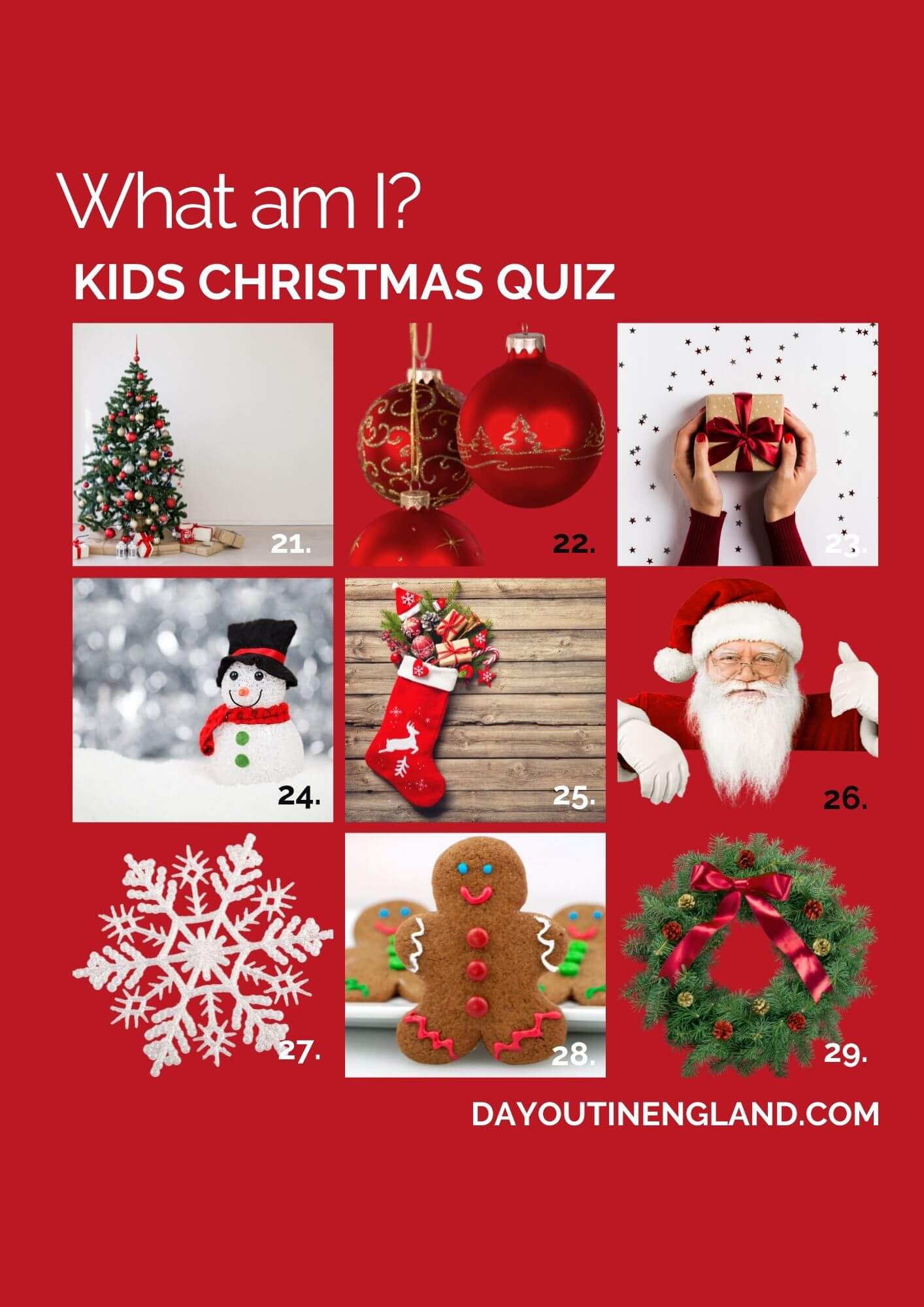 Christmas Quiz for kids