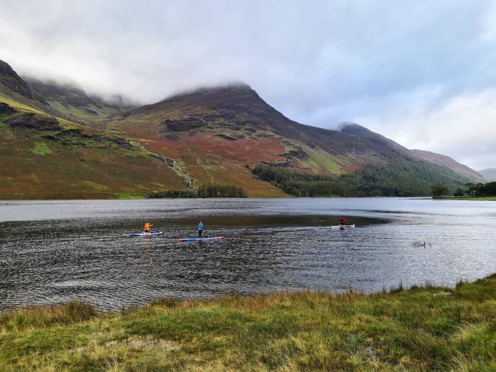 paddling in buttermere