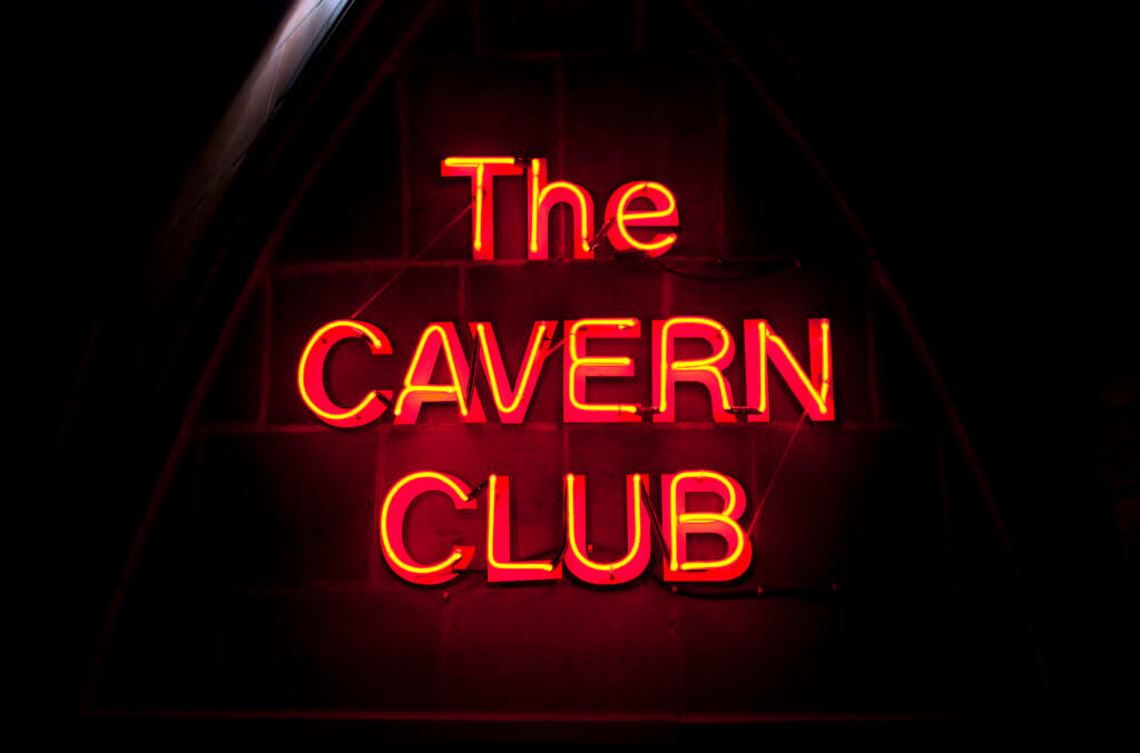 The historic Cavern Club in Liverpool.  One of the venues in which 'The Beatles' started their career.