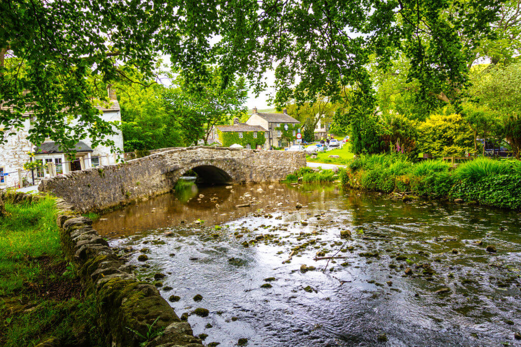 Malham Beck is a stream some 2 km long, running southwards through the valley beneath Malham Cove in the Yorkshire Dales, England