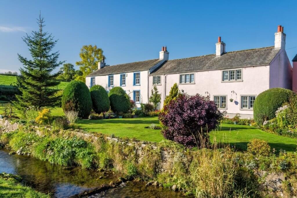 Caldbeck village in the lake district