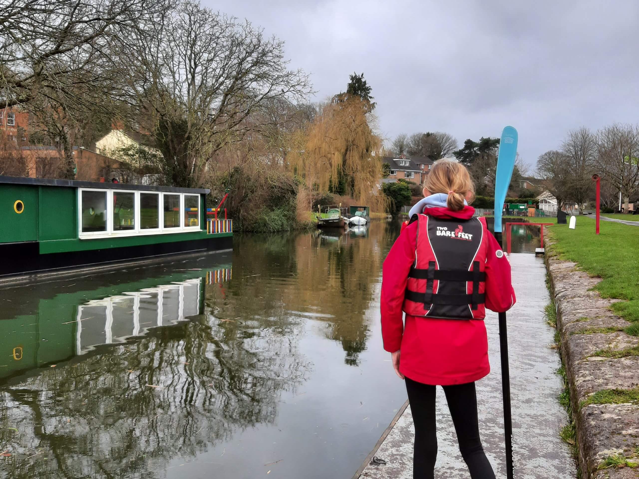 paddleboarding in tiverton