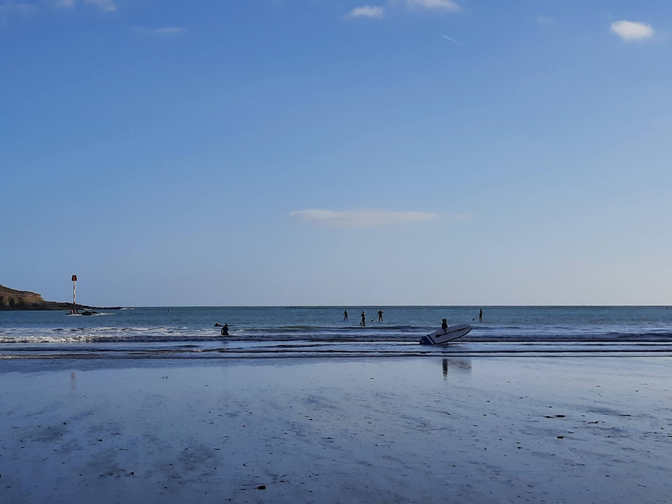 paddleboard in salcombe