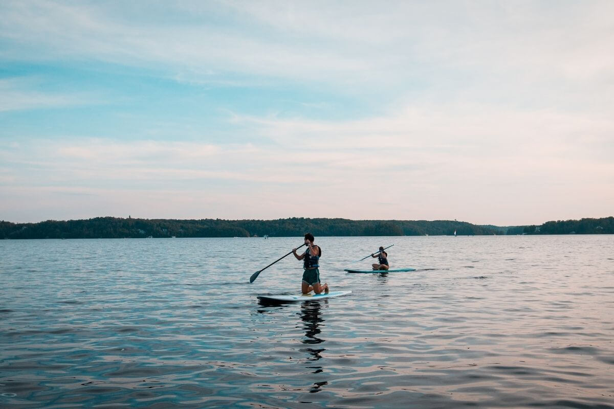 paddleboarding in england