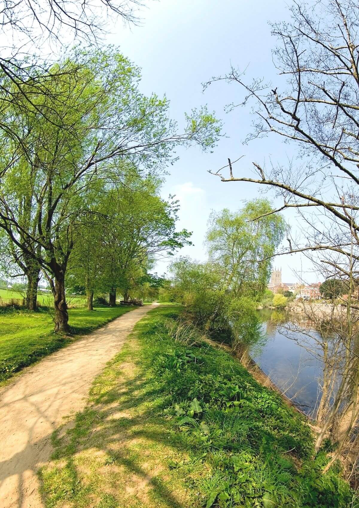 Walking the river in Worcester