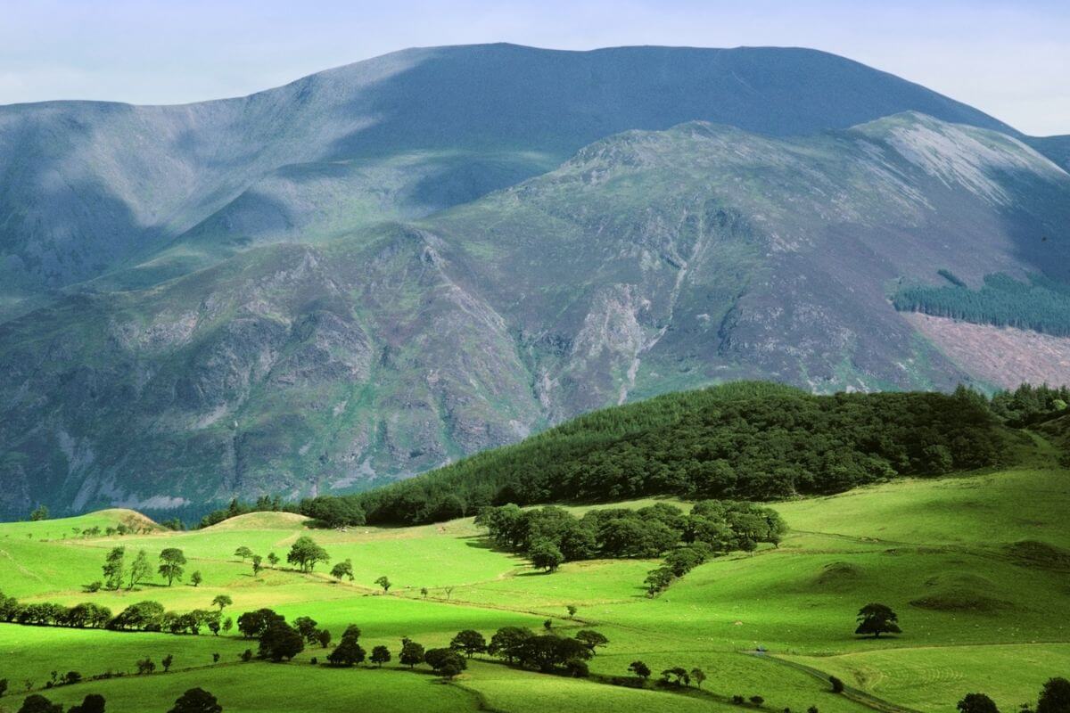 huge england mountain