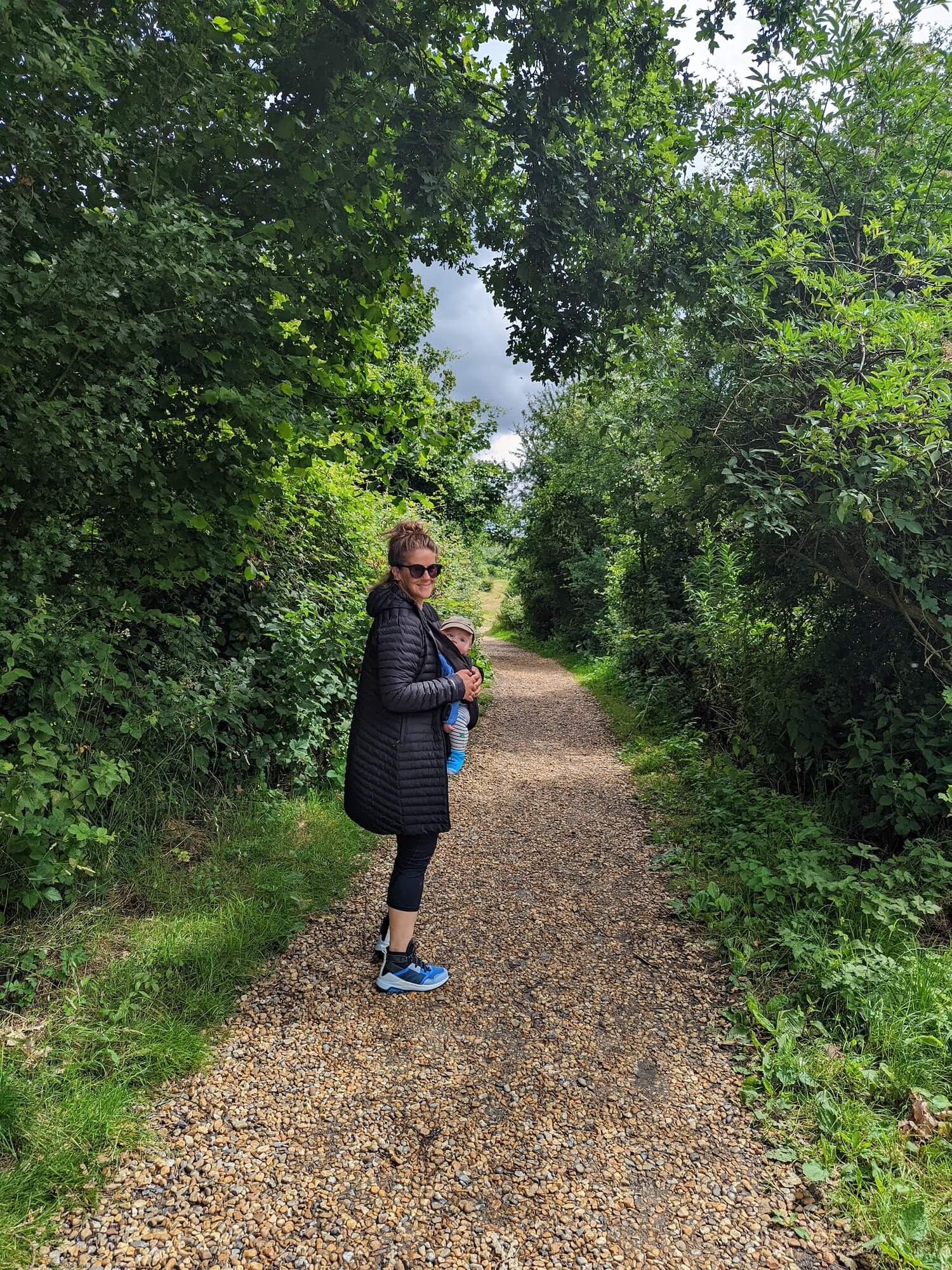 baby hiking