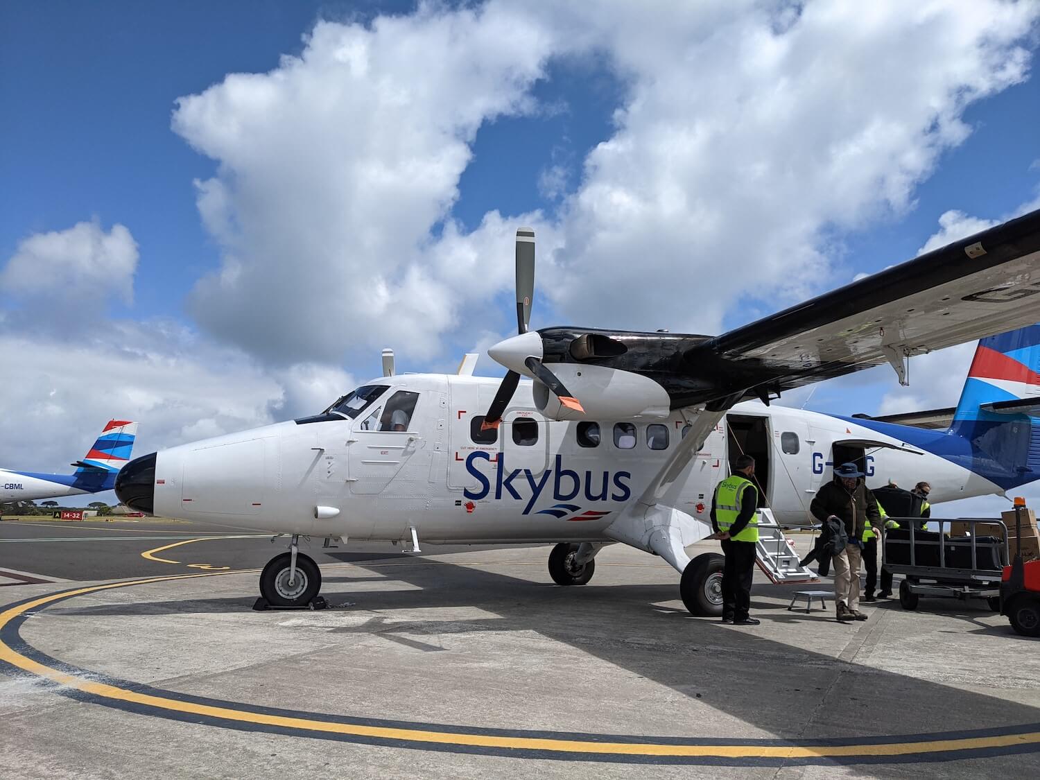 flight to the isles of scilly