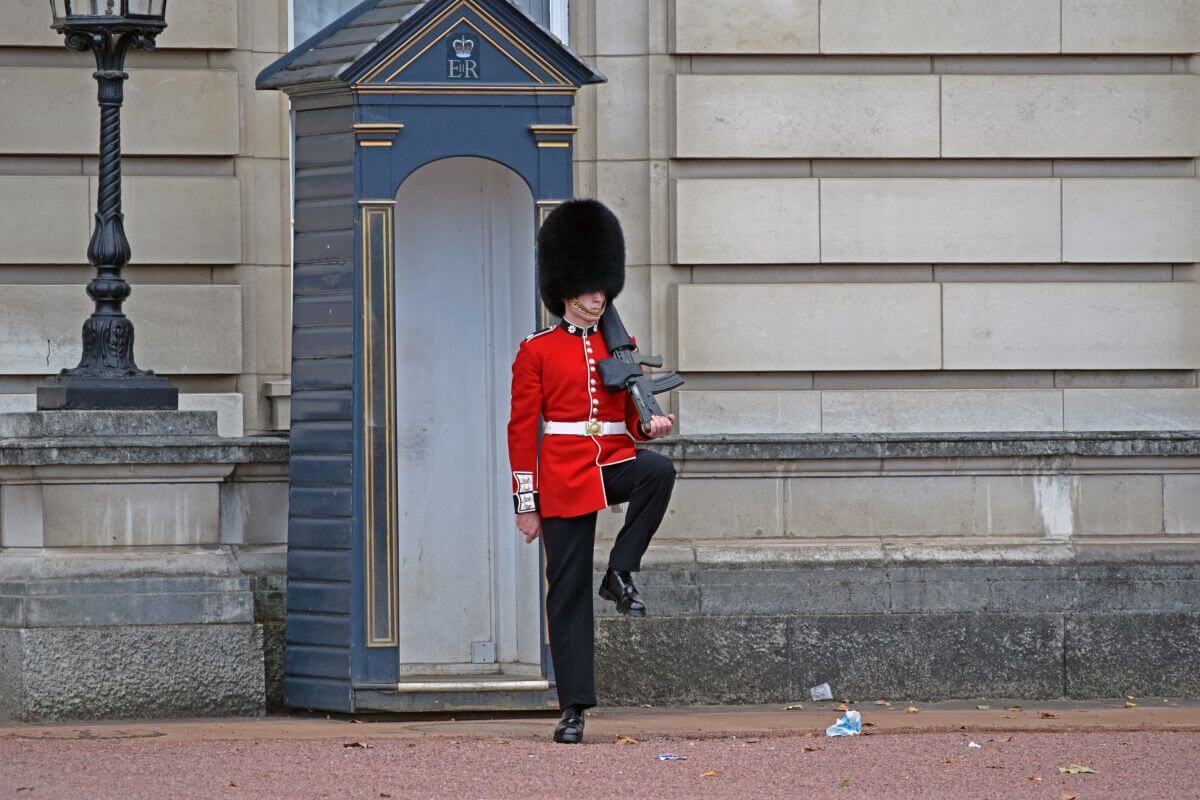 changing a baby in london