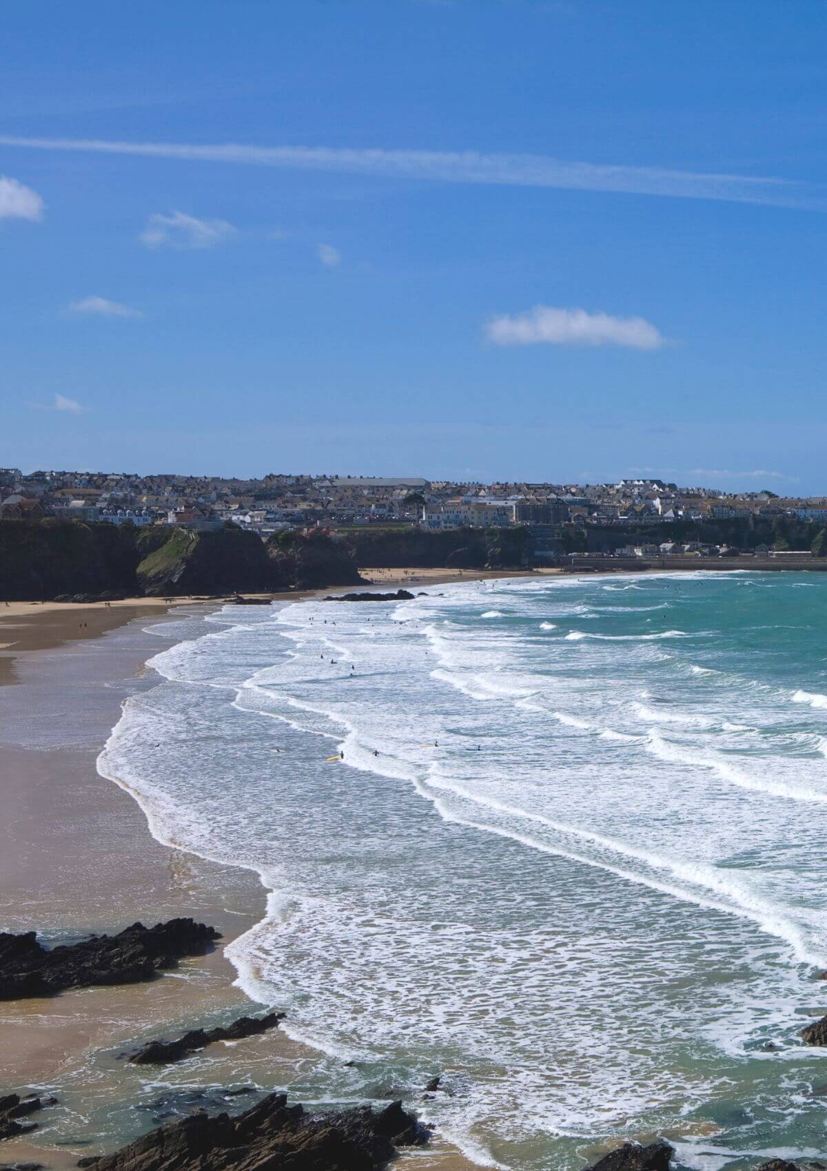 beaches in newquay