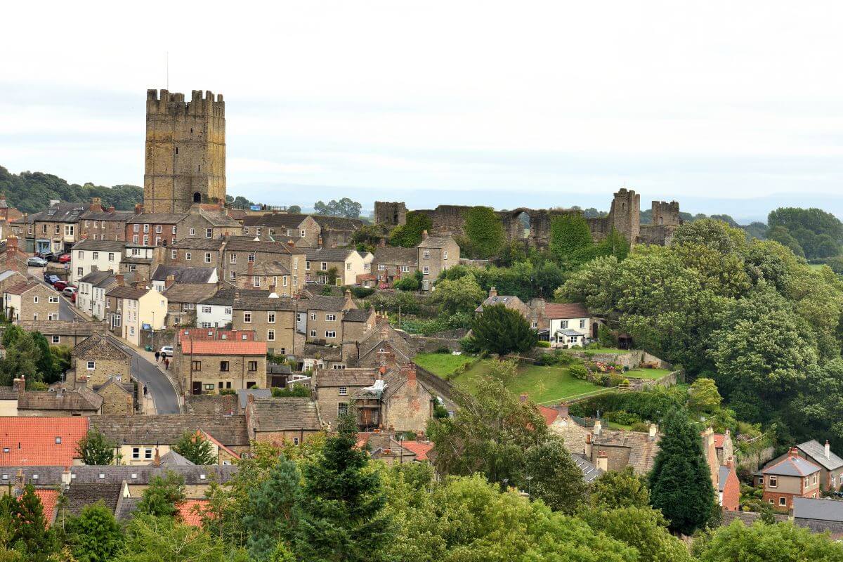 The interesting town of Richmond in North Yorkshire, England