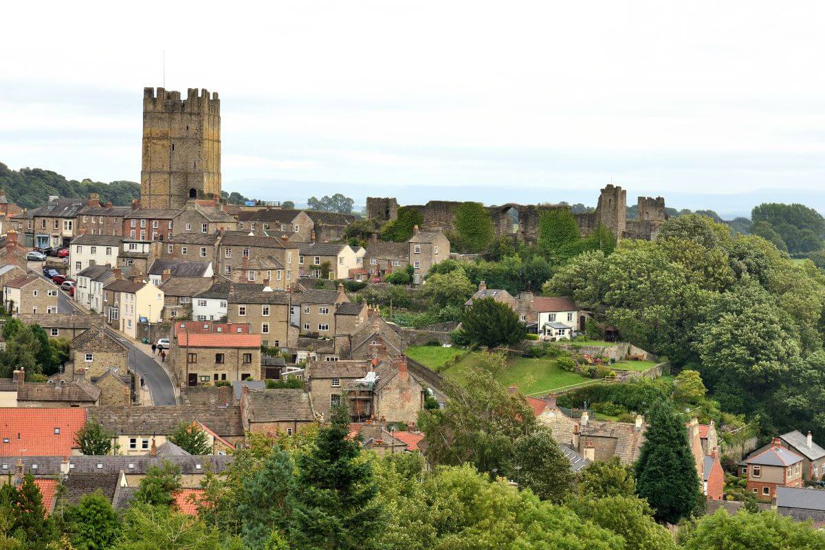 The historic town of Richmond in Yorkshire