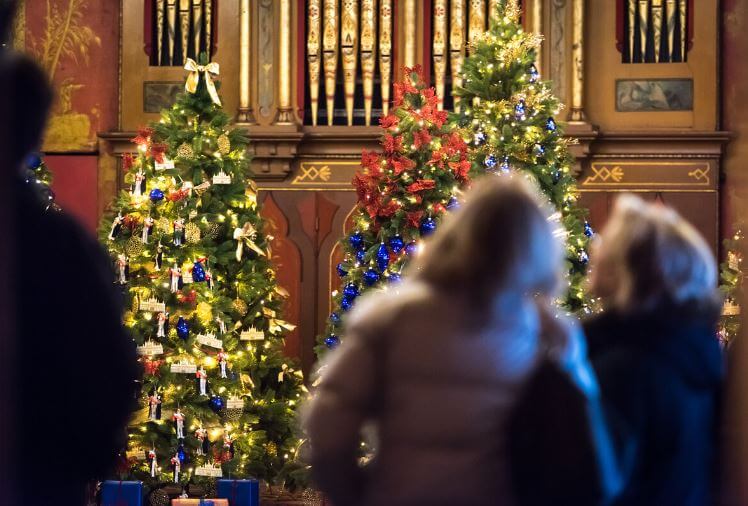 Christmas Tree Stories event at Royal Pavilion Brighton, England