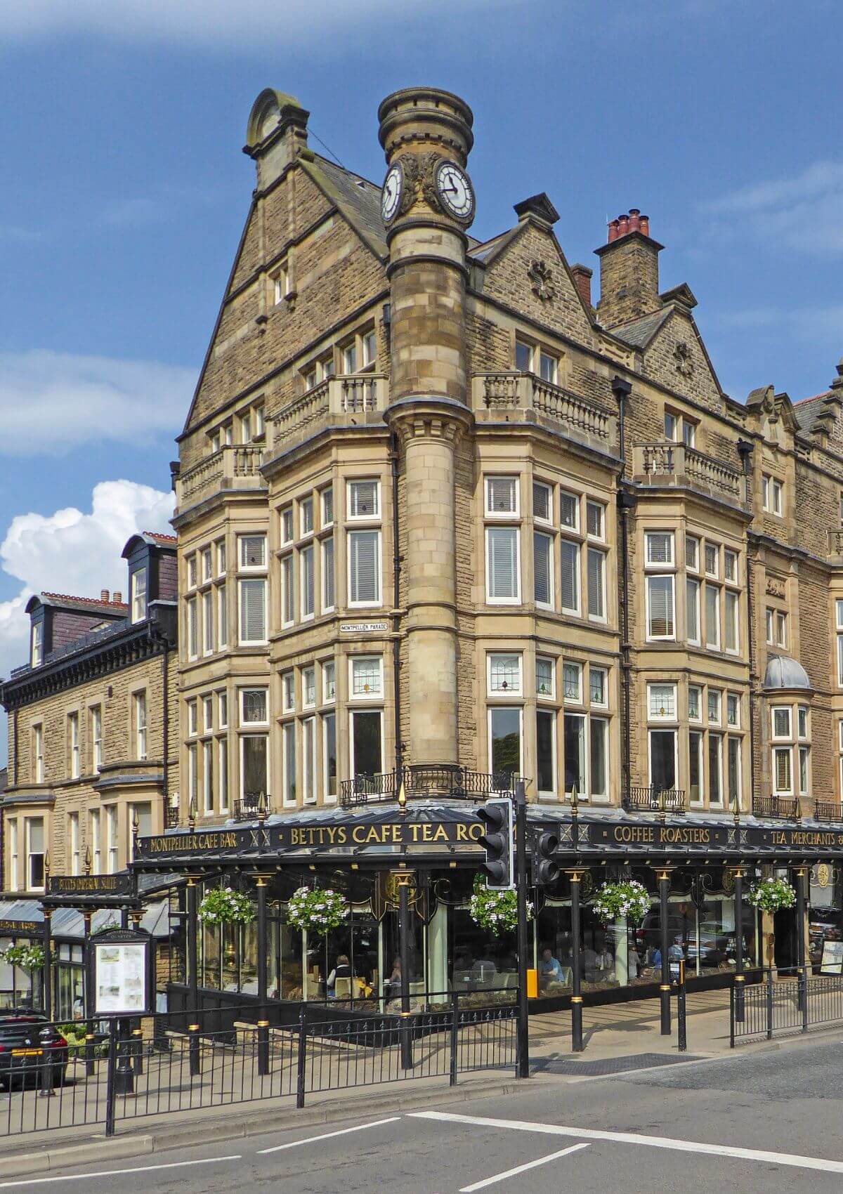 Bettys Café Tea Rooms is a famous place to visit on a day out in Harrogate