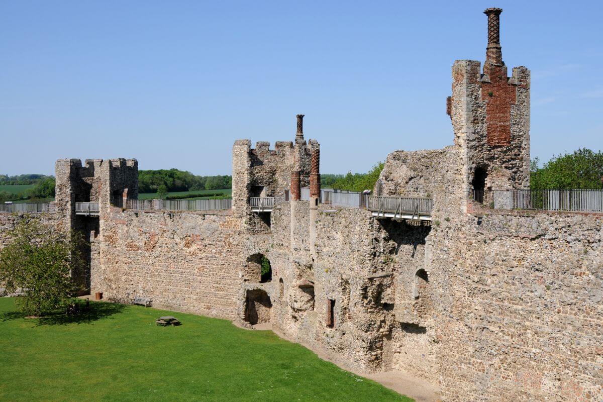 Framlingham Castle in England, where Mary I was crowned