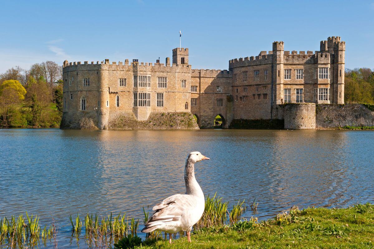 Leeds Castle in Kent, England