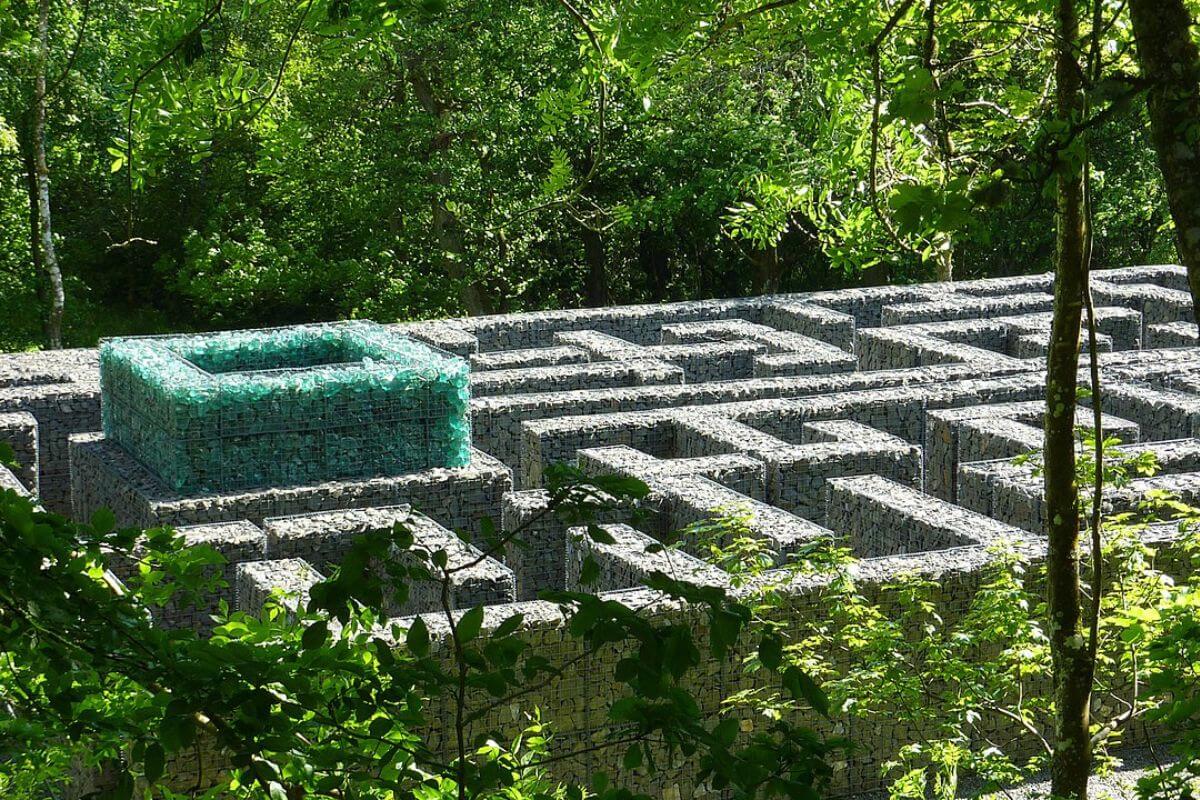 Minotaur Maze in England's famous Kielder Castle
