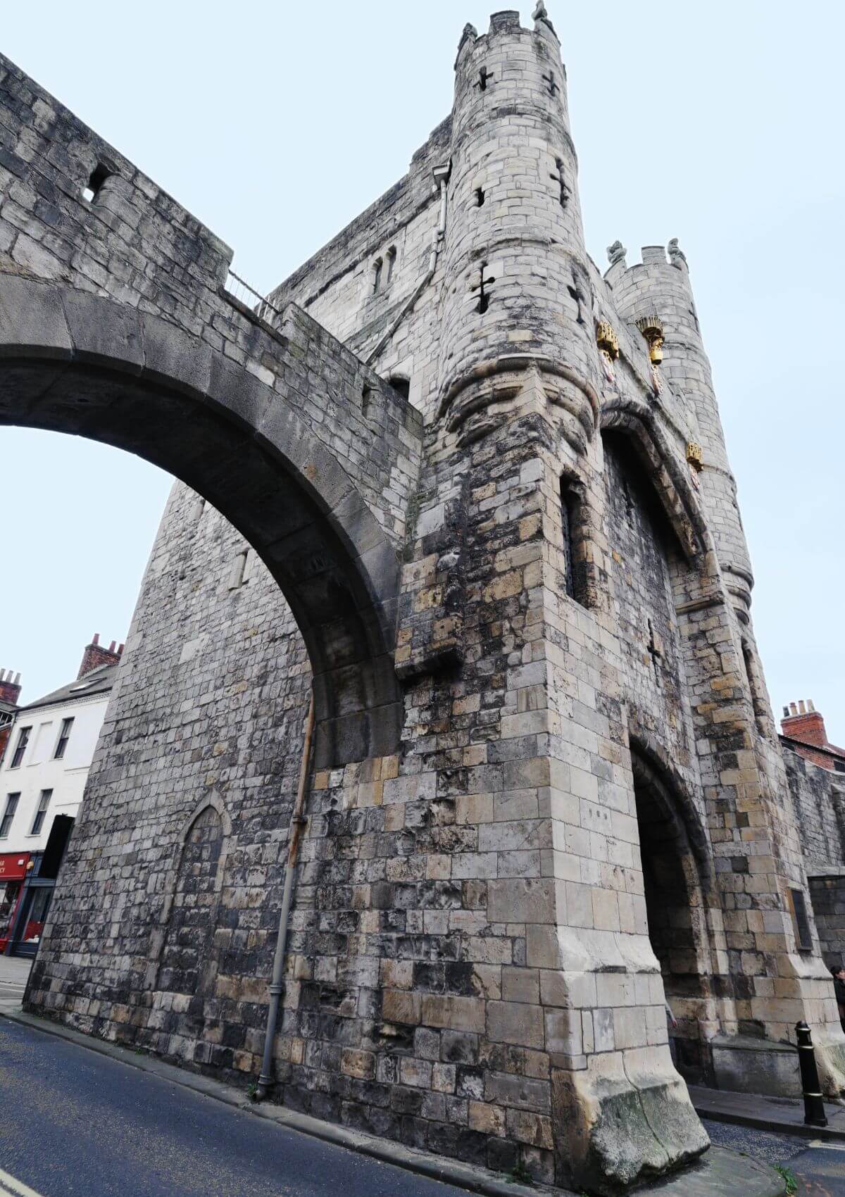 Walk along the York City Walls to Monk Bar on your day out in York