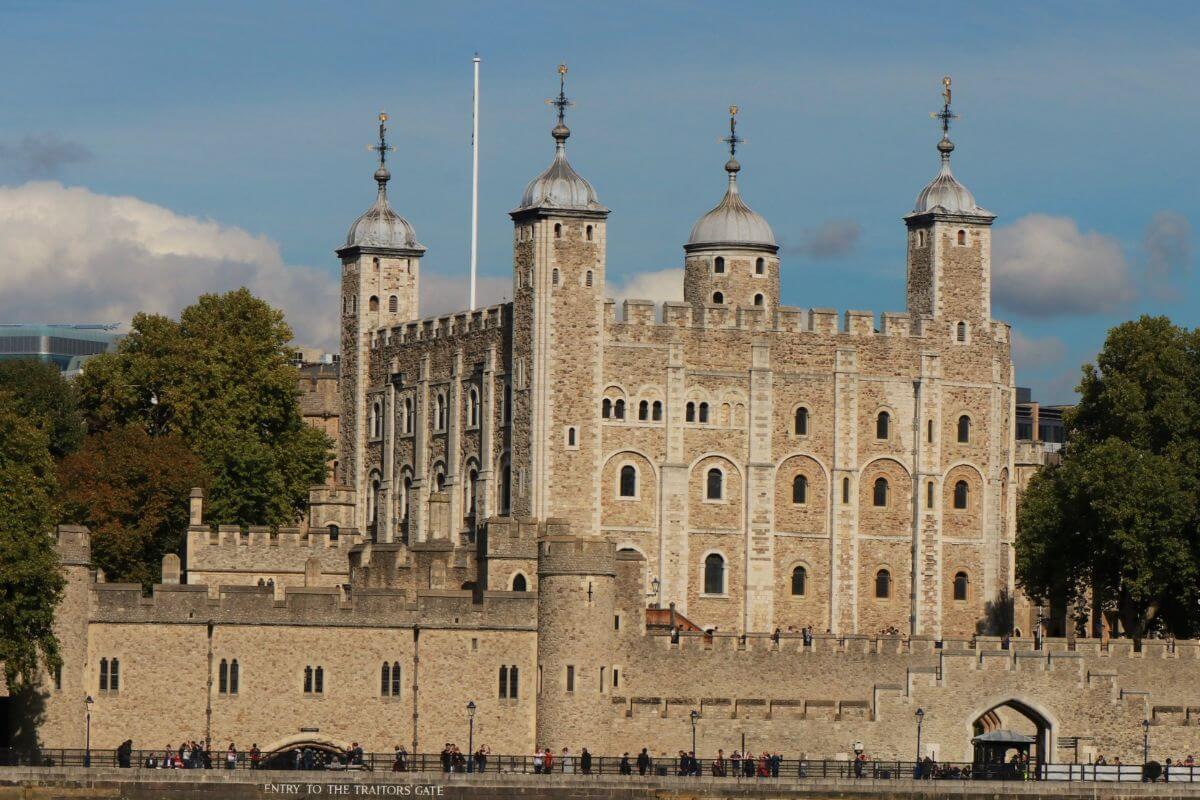 The Tower of London is one of England's most iconic castles