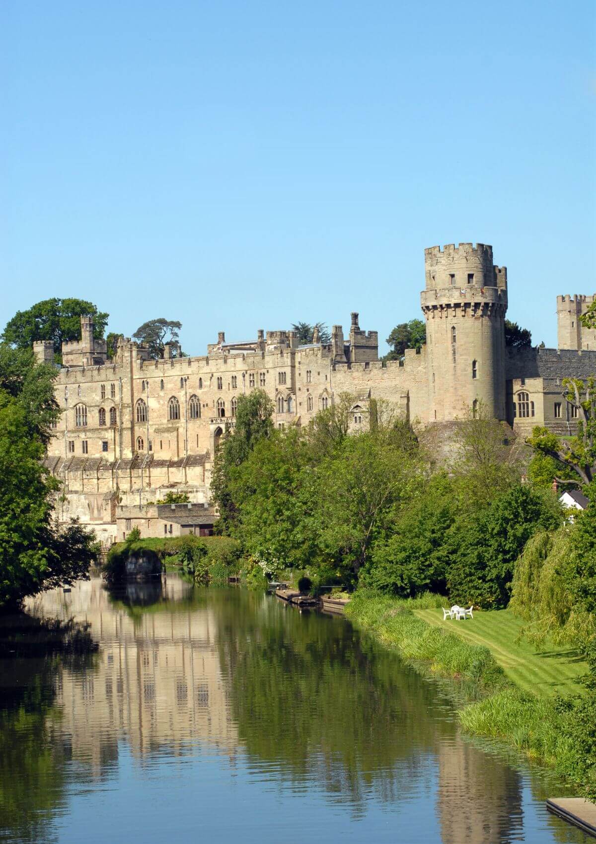 Warwick Castle is one of England's best-preserved medieval castles