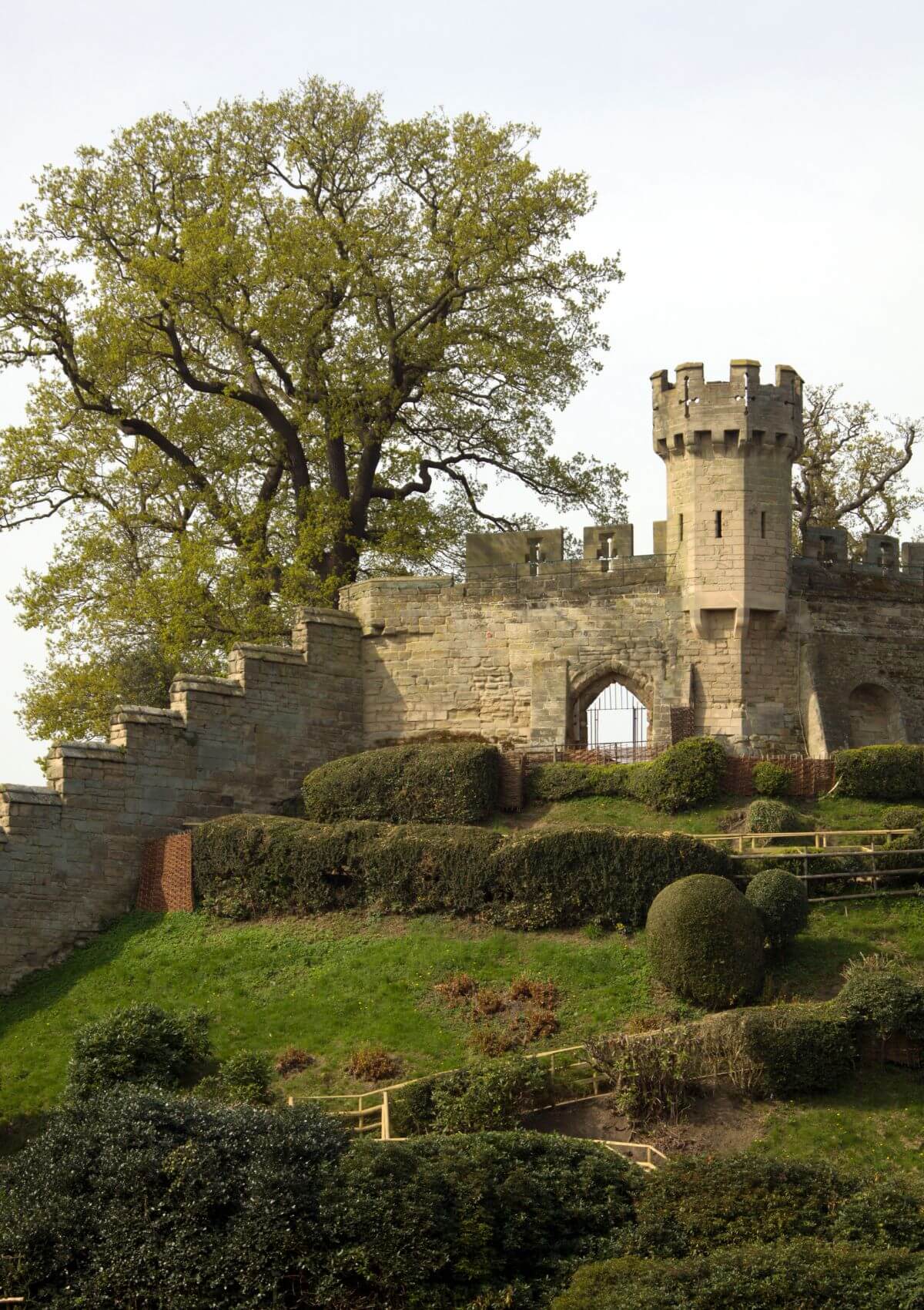 Warwick Castle is home to one of England's best mazes