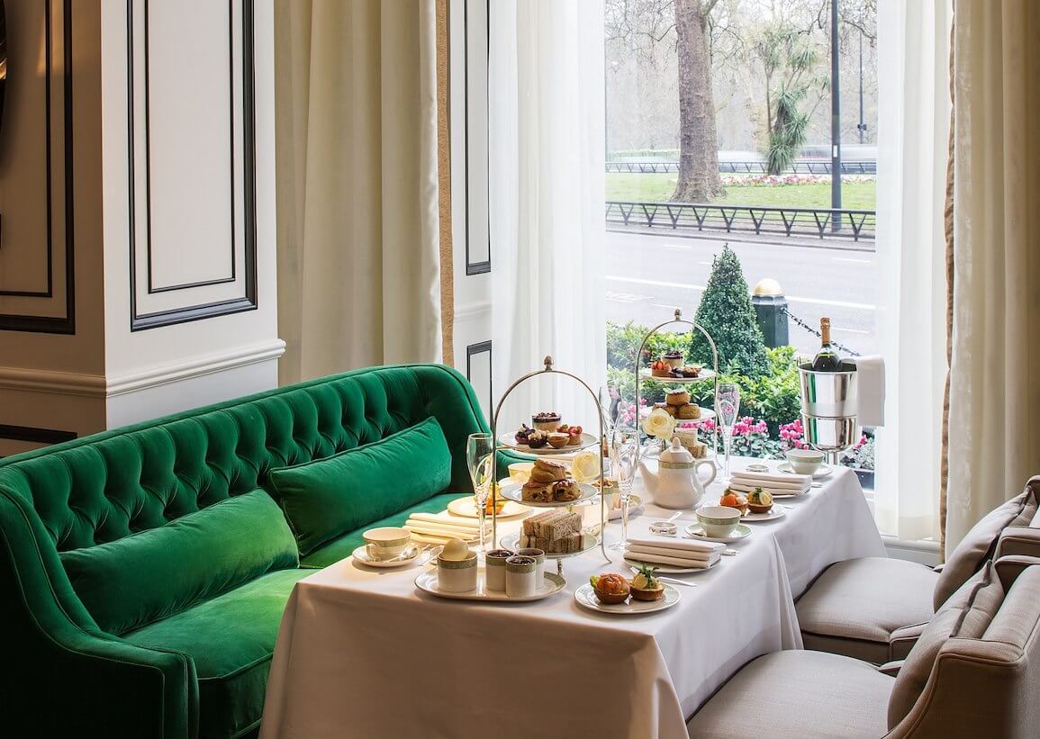 Champagne Afternoon Tea in the Park Room at 5 Star Grosvenor House