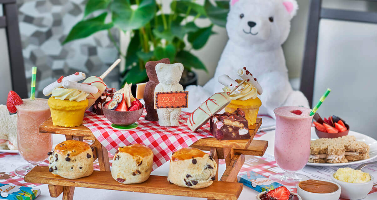 Children's Teddy Bear Picnic Afternoon Tea at Podium