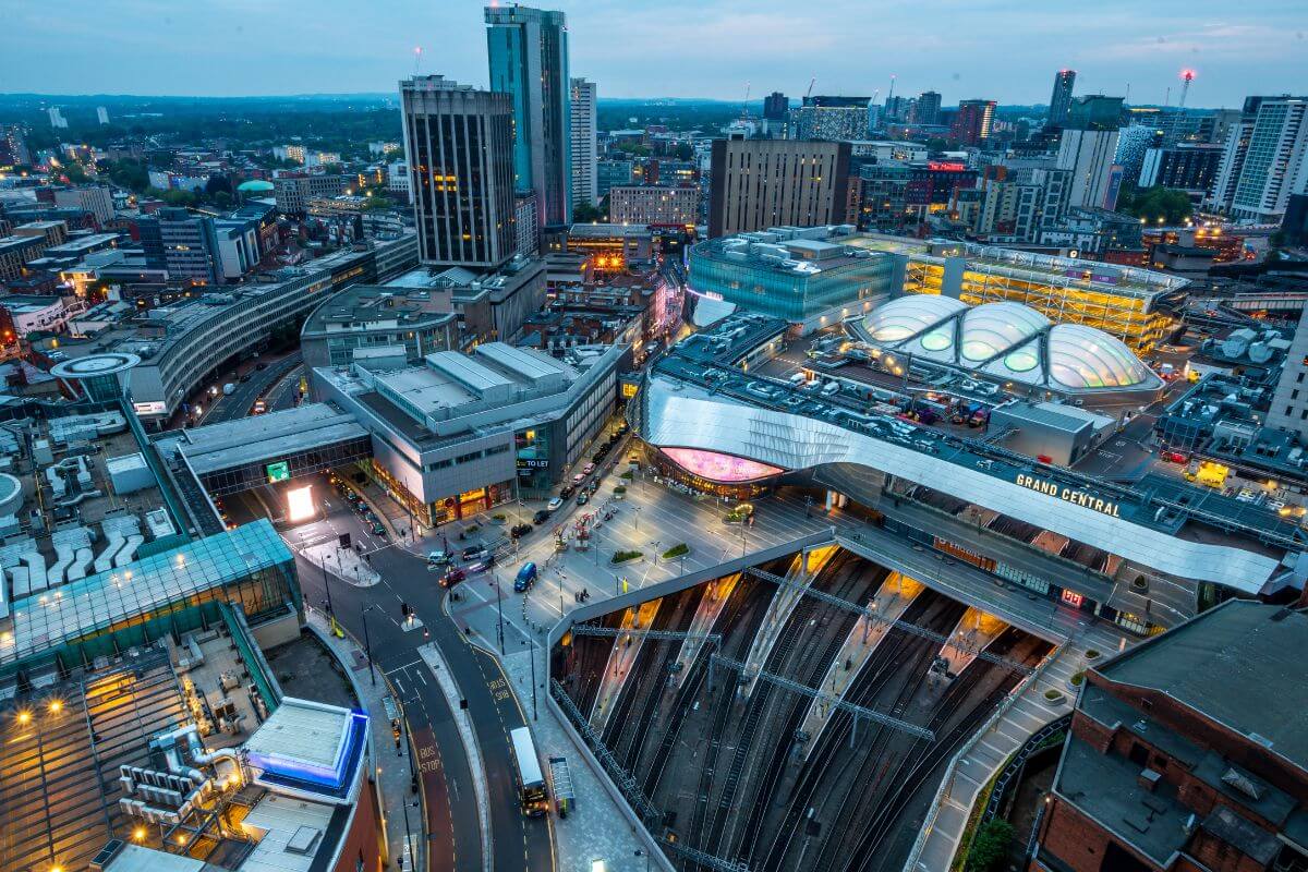 A view of Birmingham on a day out